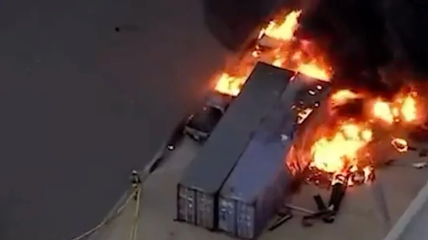 ABD'de NBC News'e ait helikopter düştü: 3 ölü, 1 yaralı