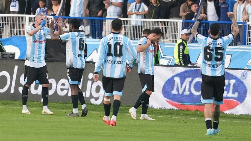 Erzurumspor FK, Trendyol Süper Lig'de Samsunspor'u 1-0 mağlup etti