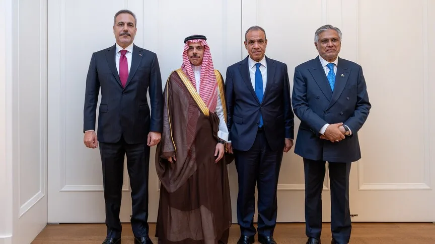 Bakan Fidan, Türkiye-Mısır-Pakistan-Suudi Arabistan Dışişleri Bakanları Toplantısı'na katıldı