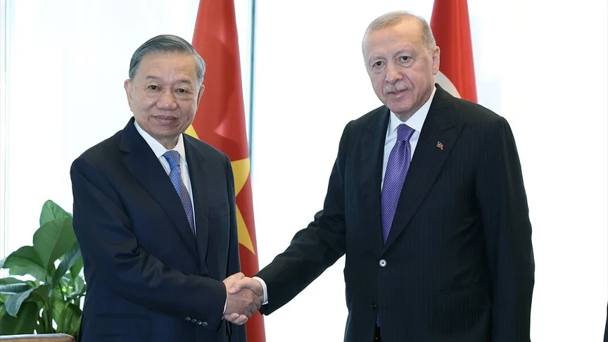 Cumhurbaşkanı Erdoğan, Vietnam Devlet Başkanı To Lam ile görüştü