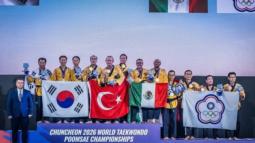 Türkiye, Dünya Tekvando Poomsae Şampiyonası'nı 1 altın ve 2 bronzla tamamladı