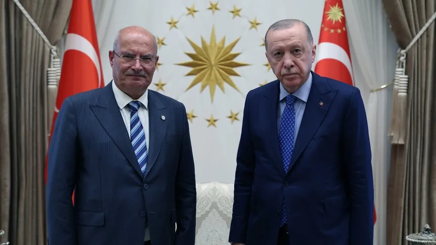 ATO Başkanı Baran, Ankara Raporu'nu Cumhurbaşkanı Erdoğan'a sundu
