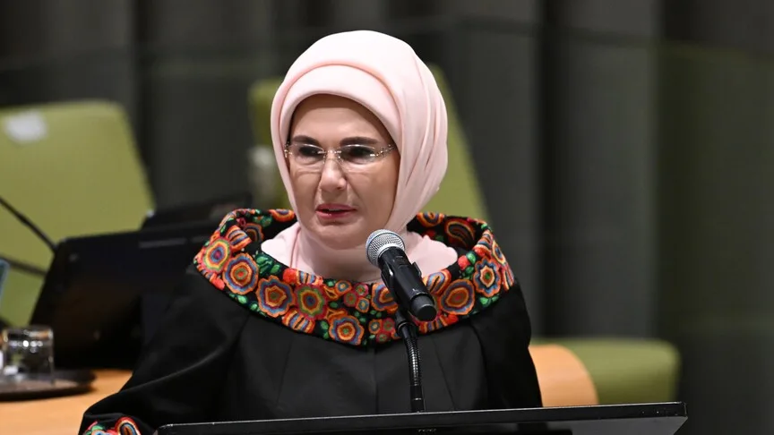 Emine Erdoğan, New York'taki ikinci gün faaliyetlerini video ile paylaştı