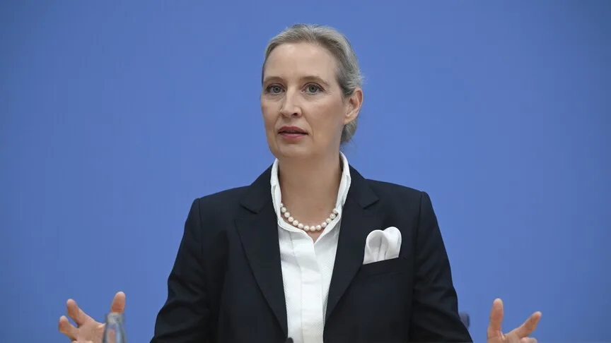 AfD Eş Genel Başkanı Weidel, partisinin CDU'nun yerini aldığını söyledi