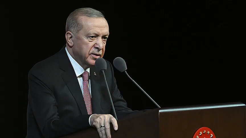 Cumhurbaşkanı Erdoğan, şehit yakınları ve gaziler için düzenlenen kura töreninde konuştu