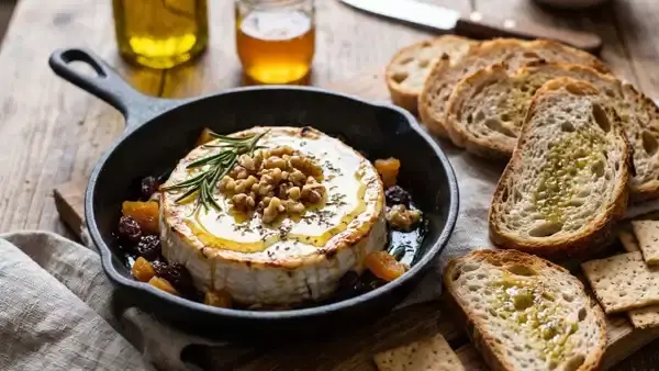 Davet sofralarına özel: Brie peynirli meze tarifi