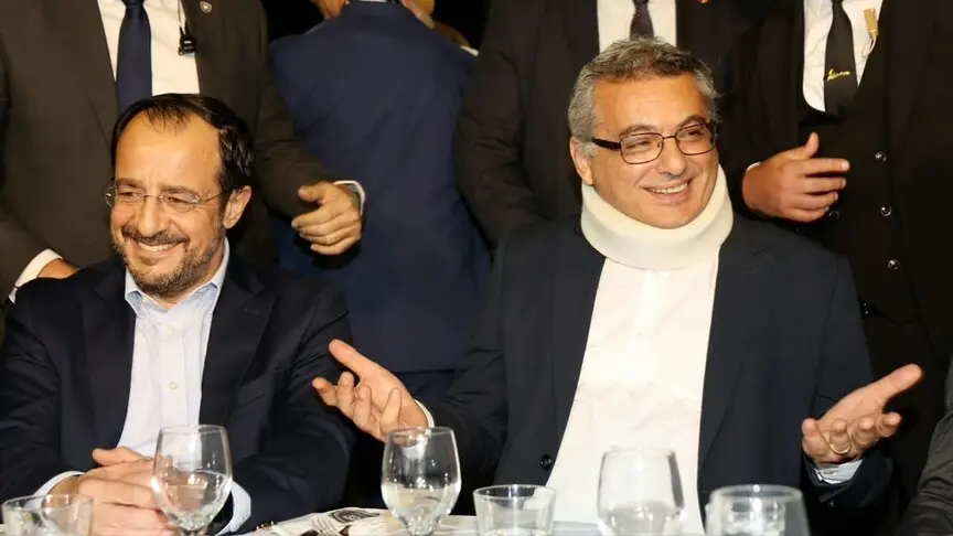 KKTC Cumhurbaşkanı Erhürman ile GKRY lideri Hristodulidis, Pile'deki festivale katıldı